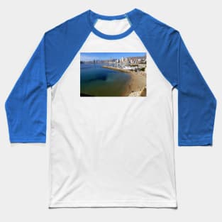 Benidorm Mal Pas Beach Costa Blanca Spain Baseball T-Shirt